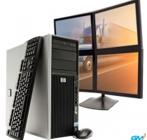 Máy trạm HP Z400 Workstation Intel Xeon W3565, Ram 4GB, MSI AMD HD 7700